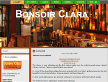 Tablet Screenshot of bonsoirclara.com